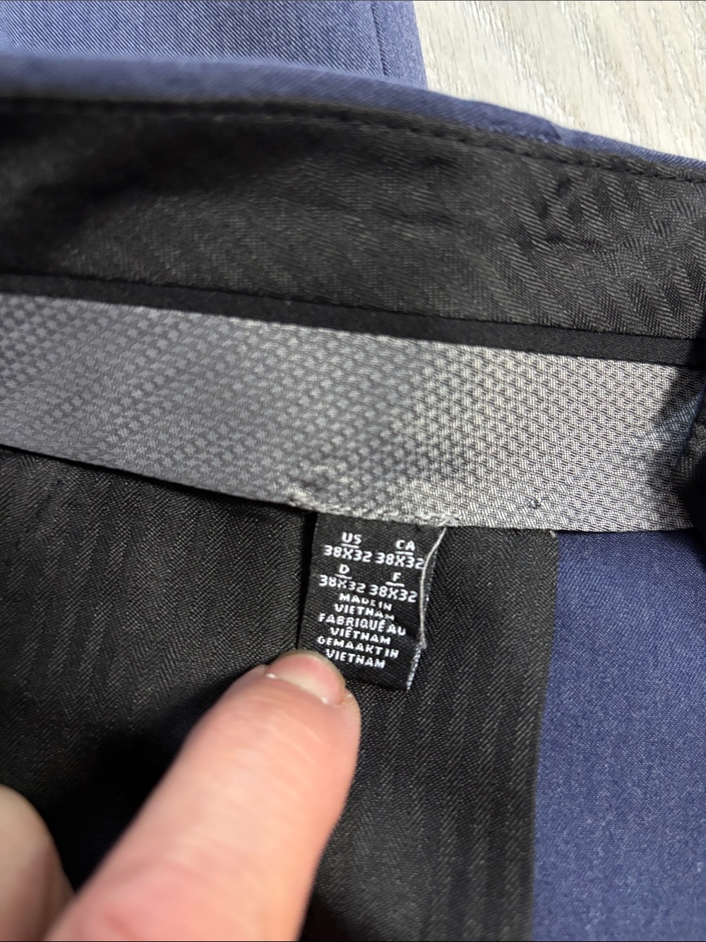 🔥BUNDLESALE Men’s 38/32 Saks Fifth Avenue Black Label Dress Trousers Pants - Picture 5 of 7